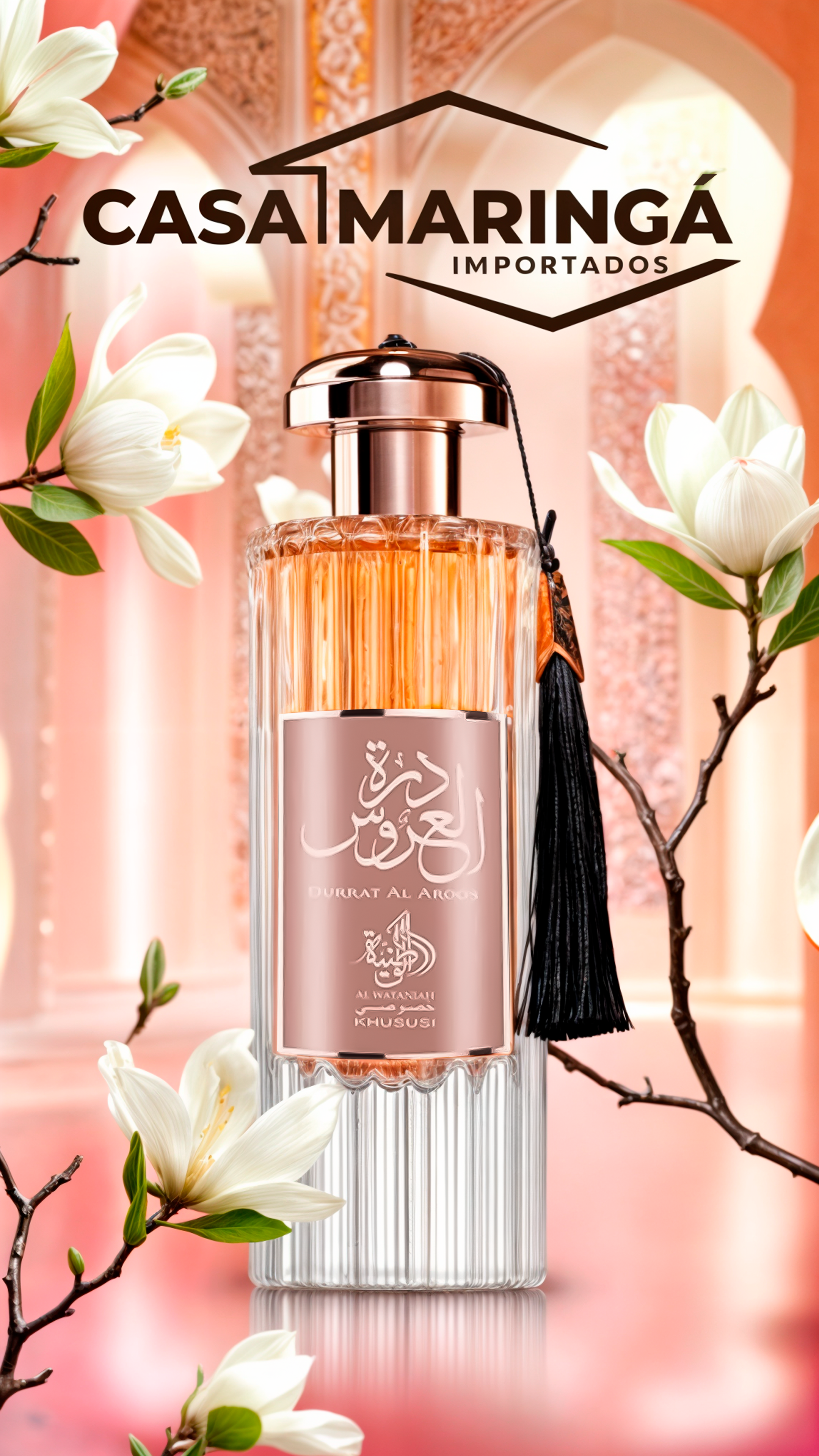 AL WATANIAH-DURRAT AL AROOS FEM 85ML EDP – Casa Maringá