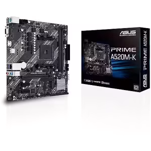 PLACA MÃE AM4 ASUS A520M-K PRIME VGA/HDMI/M.2